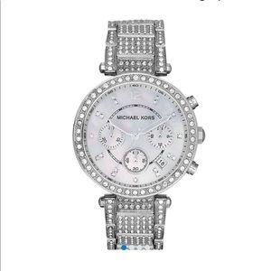 Michael Kors Pearl Face + Swarovski Watch